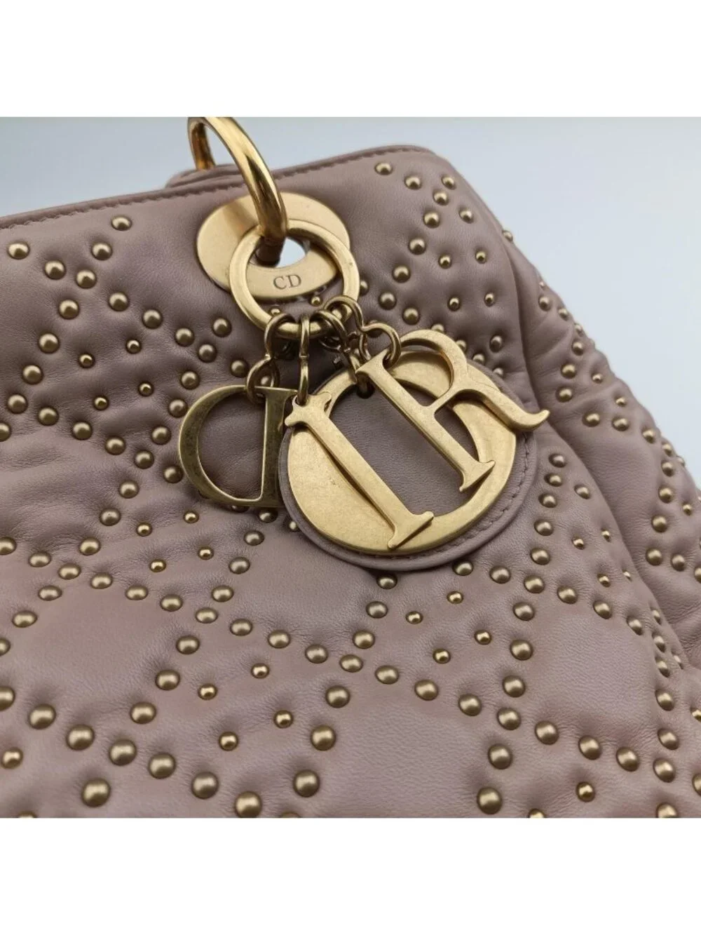 Dior Lady Pink Lambskin Handbag